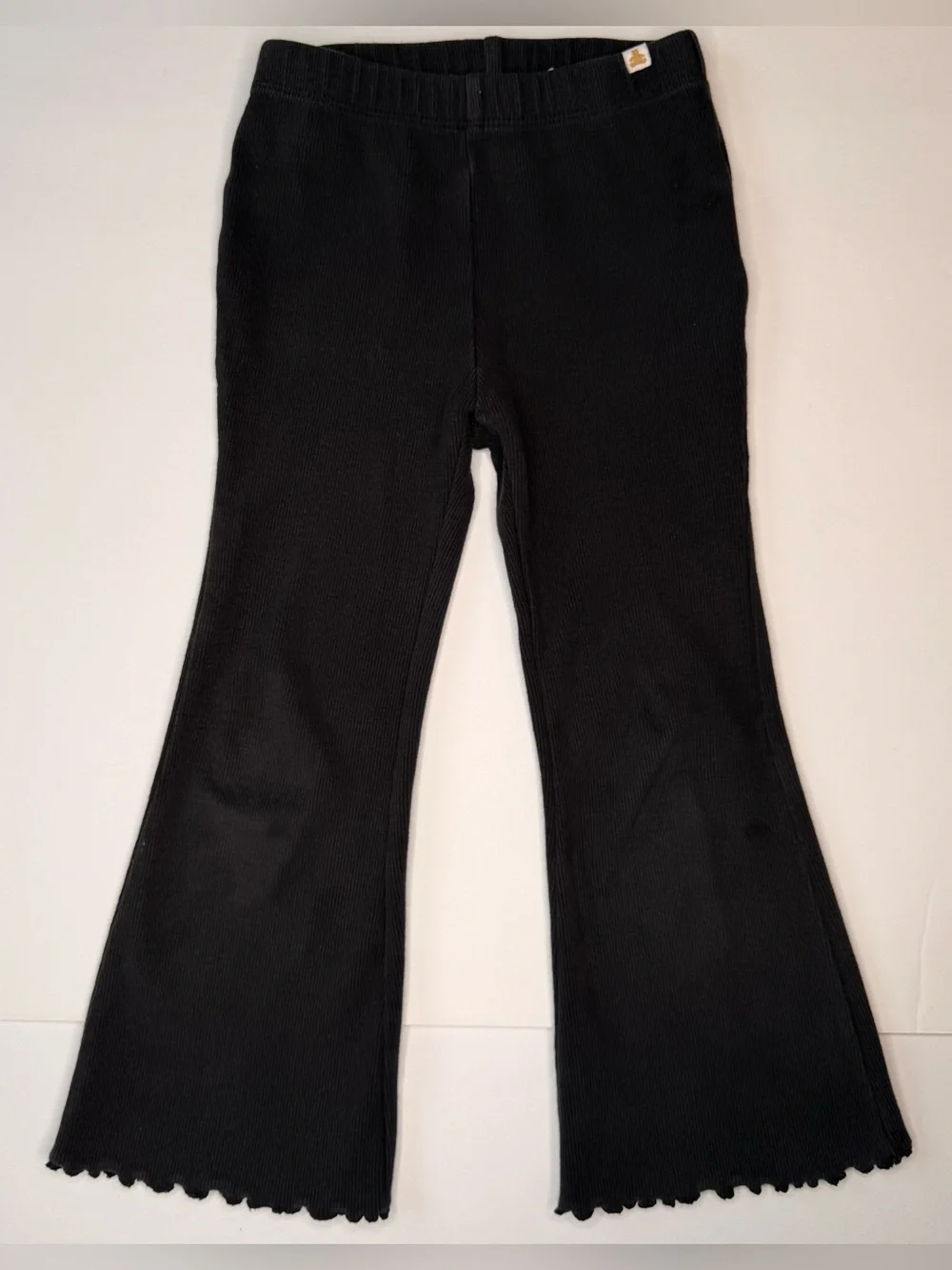 Baby Gap Girls Leggings Size 4T Lot Of 3 Flare Blue Pink Black Ribbed